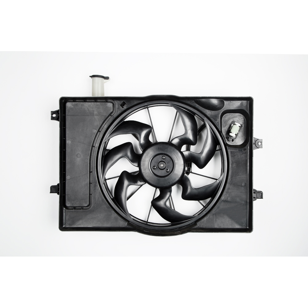 LOSTAR Radiator AC Condenser Cooling Fan Assembly For 2014-2018 Elantra Forte 621-565 253803X500 